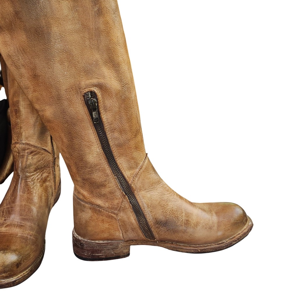 Bed Stu Manchester Distressed Riding boots Equestrian Cobbler Series Grunge Sz 8 - Picture 12 of 15